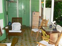 Terrace of the Guest House DEL LAGO - La Descubierta - Dominican Republic